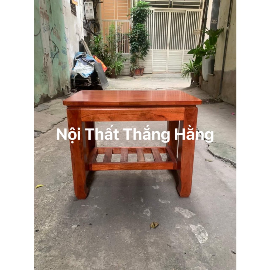 Bàn trà gỗ xoan rừng cao 50cm( Hoả tốc 1 giờ)
