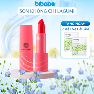 [BIBABO] Son không chì chiết xuất từ hạnh nhân cao cấp Lagumi