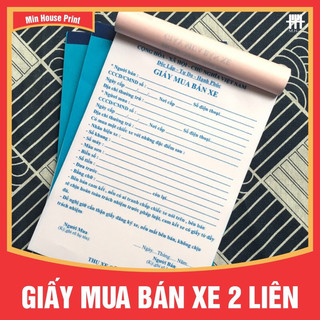 Giấy bán xe - 2 liên