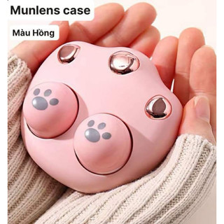  Máy rửa lens chân cúnHÀNG CAO CẤP Máy rửa kính áp tròng tự động bằng sóng siêu âm cute có sạc usb 