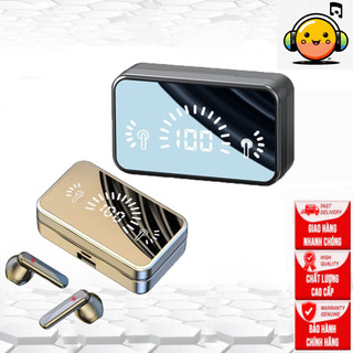 Tai nghe bluetooth S20 phiên bản quốc tế cao cấp,tai nghe không dây mặt tráng gương cảm biến nhậy pin trâu kiêm dự phòng