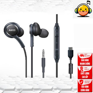 Tai nghe nhét tai AKG Samsung Note10+ phiên bản mới chính hãng,tai nghe nhét tai phù hợp chân type C và jack 3.5 có BH
