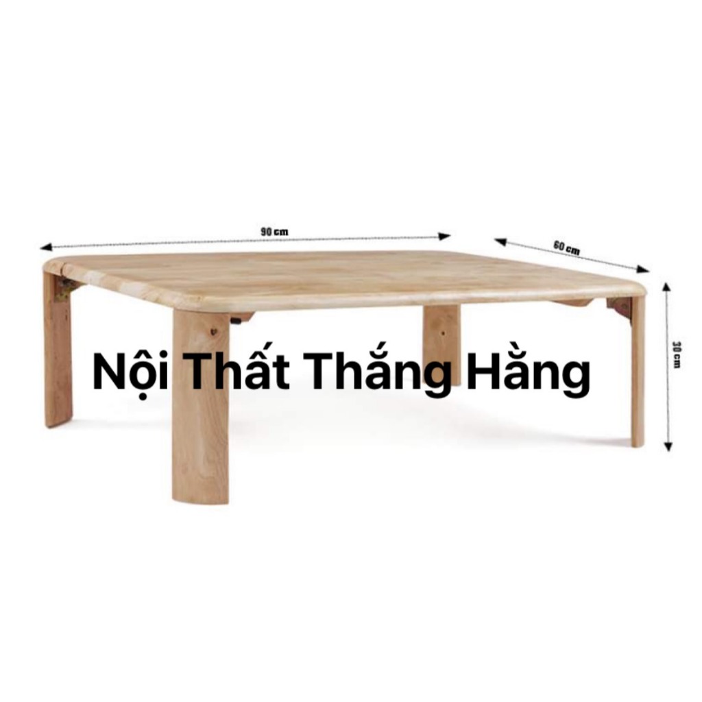 Bàn gấp gọn gỗ cao su (Hoả tốc 1 giờ )