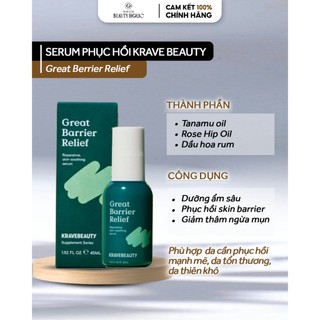 Tinh chất phục hồi da KRAVE BEAUTY GREAT BARRIER RELIEF