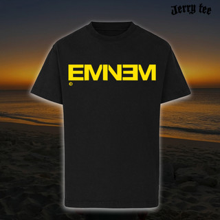 Áo thun Eminem Basic Logo form rộng tay lỡ Jerry Tee Áo Rap Mỹ USA Rap việt phông nam nữ