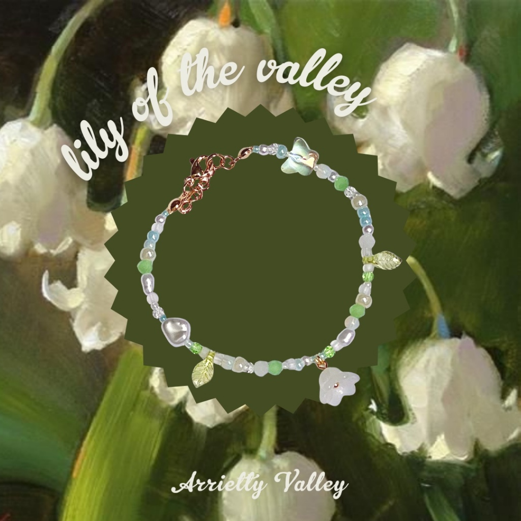 Vòng tay Lily of the Valley Arrietty Valley handmade thép không gỉ