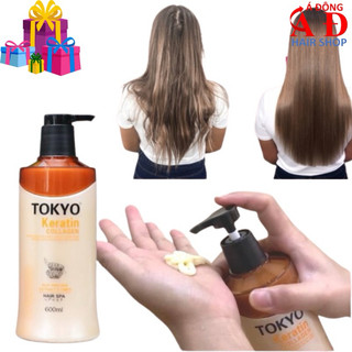 KEM KERATIN TOKYO PHỤC HỒI TÓC HƯ TỔN SIÊU MƯỢT NHẬT BẢN 600ML