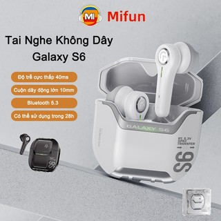 Tai Nghe Bluetooth Không Dây Galaxy S6 Micro Giảm Tiếng ồn Thời Lượng Pin 28Giờ Độ trễ cực thấp 40ms