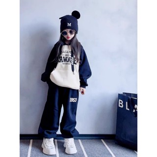 BỘ NỈ BÔNG 1977 AHA CHẤT LIỆU ẤM ÁP DÀY DẶN CHO BÉ GÁI 14 - 42 kg