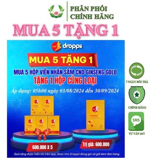 Viên Nhân sâm Canada CND Ginseng Gold chống ung thư,lão hoá,tăng cường sinh lý