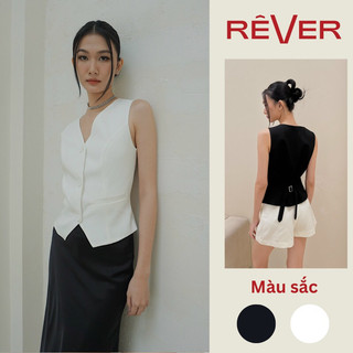 Áo gile vest nữ thiết kế cao cấp dáng dài reverclothings acacia gilet top