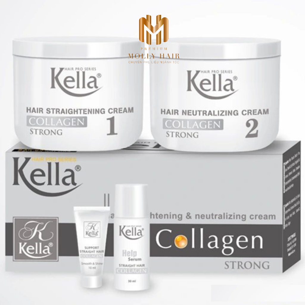 Kem Duỗi Tóc Collagen KELLA MOLLYHAIR 500ml