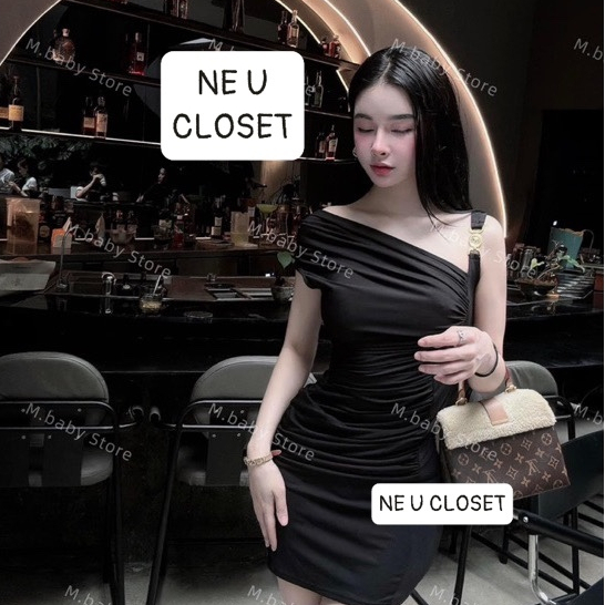 [HÀNG LOẠI 1] Váy lệch vai váy body đầm lệch vai đầm body đầm đi tiệc sang chảnh váy đi đám cưới đầm