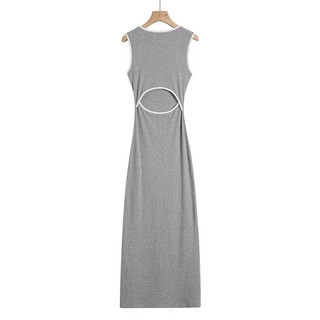 [HÀNG ĐẶT TRƯỚC] Đầm thun body maxi hở lưng #607