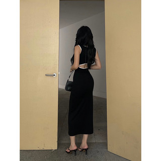 [HÀNG ĐẶT TRƯỚC] Đầm thun body maxi hở lưng #607