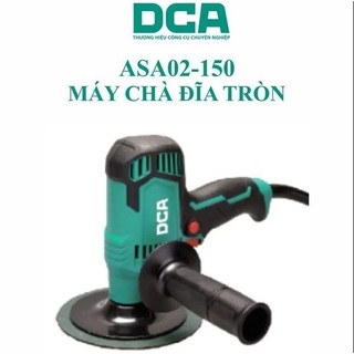 Máy chà nhám đĩa tròn 150mm dca 440w asa02-150 - công suất 440w - tay cầm bọc cao su - máy chà nhám tròn dca