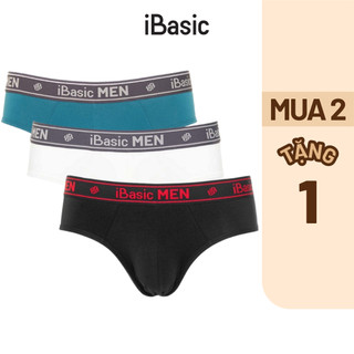 [MUA 2 TẶNG 1] Combo 3 quần lót nam Brief iBasic PANM077