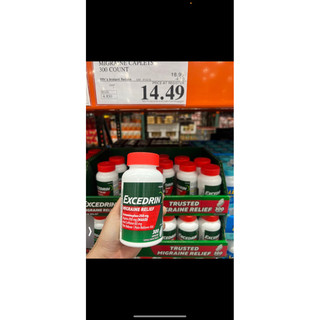 Viên uống hỗ trợ chứng đau nửa đầu Excedrin 300 vien