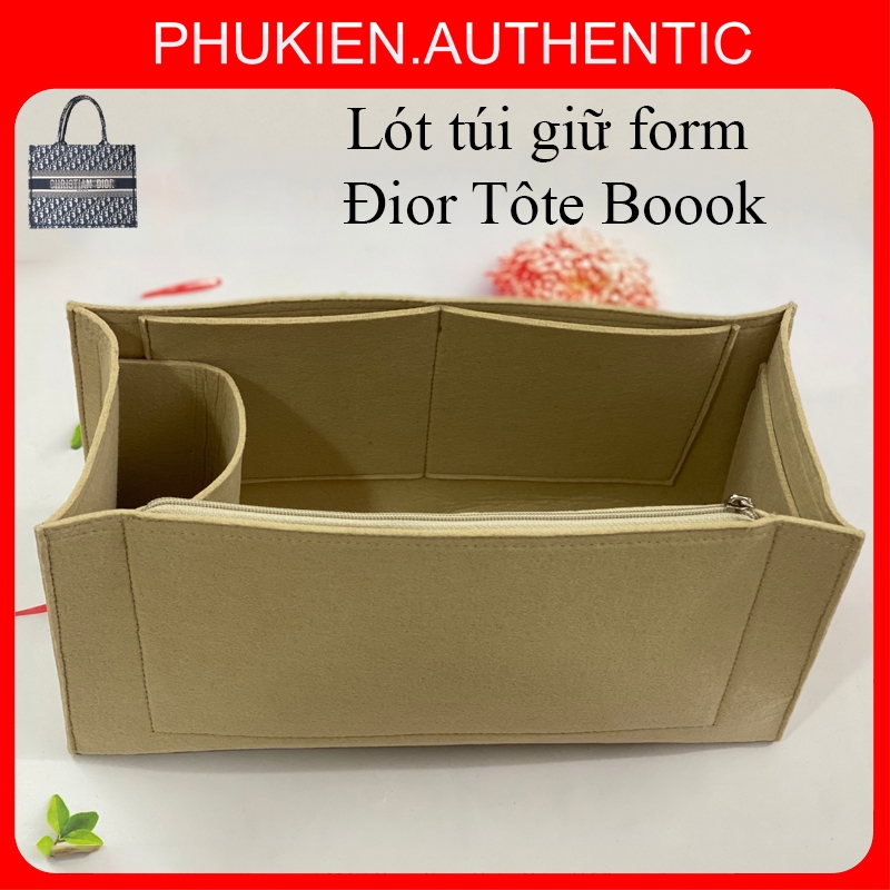 Lót túi giữ form D|OR tote book cao cấp full size | Shop nhận đặt lót form theo yêu cầu