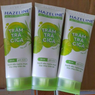 Sữa rửa mặt hazaline tràm trà 100g
