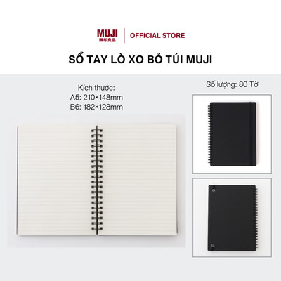 Sổ Tay Lò Xo Bỏ Túi MUJI