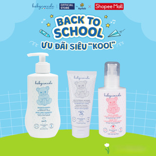 Combo Sữa Tắm Gội 250ml + Phấn rôm Nước 125ml + Kem nẻ và giữ ấm cho bé 75ml Babycoccole 0M+