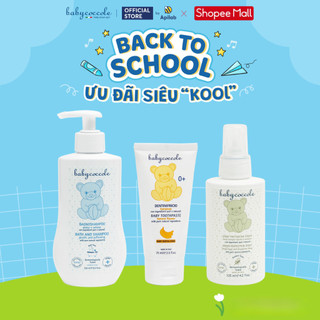 Combo Sữa Tắm Gội 250ml + Kem Đánh Răng Hương Chuối 75ml + Xịt xua Muỗi cho Bé Babycoccole 0M+