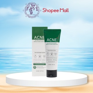 Sữa Rửa Mặt Làm Giảm, Ngăn Ngừa Mụn Some By Mi AHA-BHA-PHA 30 Days Miracle Acne Clear Foam 100ml