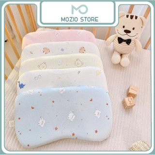 Gối LÕM cao su non chống bẹp đầu Monona MNN044 Gối cao su non cho bé sơ sinh siêu mềm mại