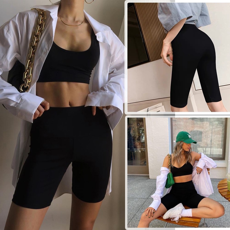 Quần Legging Đùi Chất Dày Dặn Mịn Đẹp Cao Cấp MIYUNA mã Dui11