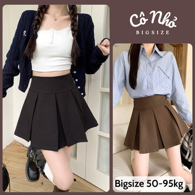 Chân Váy Xếp Ly Bigsize Nữ Dáng Váy Tennis Có Lót Bảo Hộ Vải Tây Đúng Form Tôn Dáng CV405