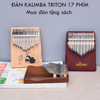 Đàn kalimba Tonic 17 phím giá rẻ gỗ thông Canada âm vang không tịt nốt phụ kiện như hình TONIC-M202185