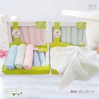 Khăn sữa Luxry mềm mại cho bé kích thước 30 x 30 cm