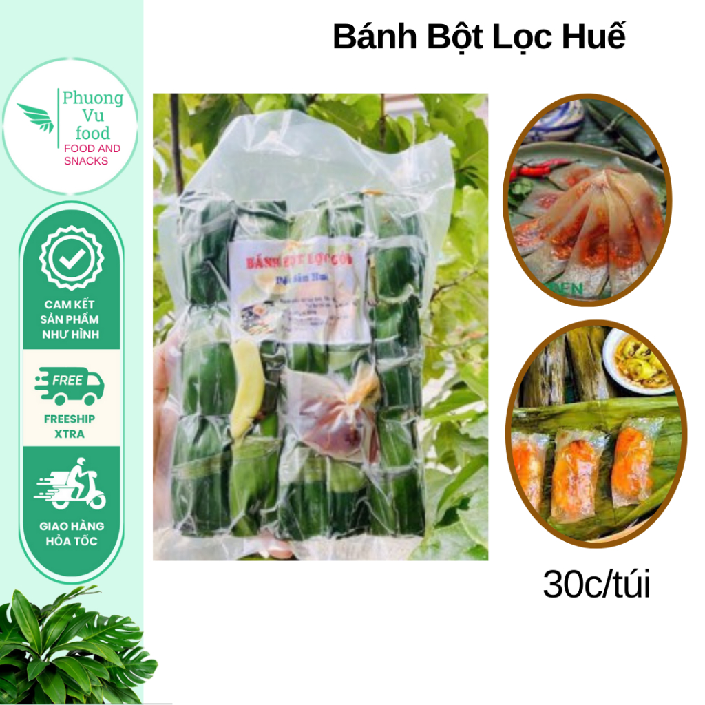 Bánh bột lọc huế ( 30c/set -hoả tốc hà nội)