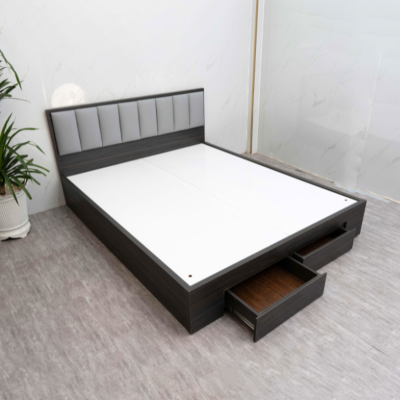 [Freeship HCM] Giường ngủ bọc nệm gỗ MDF nhập khẩu 2 hộc kéo thương hiệu Nội thất DINO | BigBuy360 - bigbuy360.vn