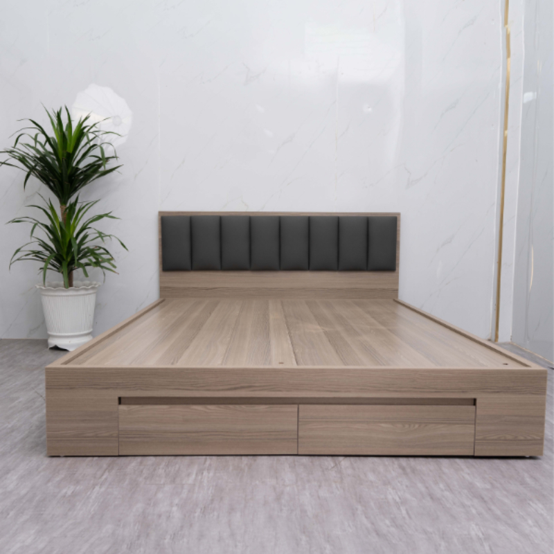 [Freeship HCM] Giường ngủ bọc nệm gỗ MDF nhập khẩu 2 hộc kéo thương hiệu Nội thất DINO | BigBuy360 - bigbuy360.vn