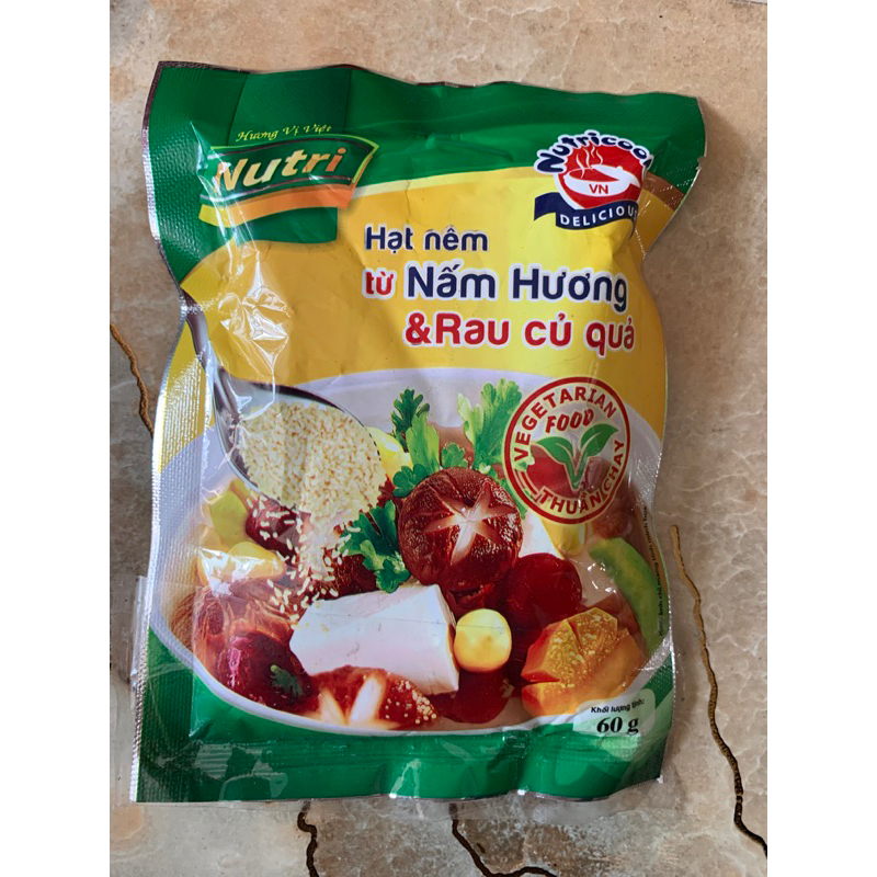Hạt Nêm Nấm Chay Nutricook 65gr
