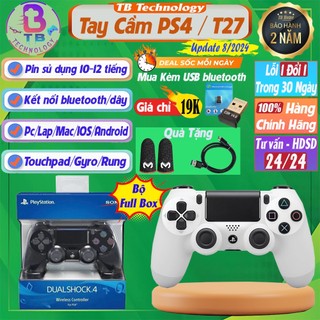 🎁Tặng Bọc Joystick🎁 Tay cầm chơi game fifa online 4 PS4, Tay cầm bluetooth PC/Smart Phone giá rẻ tốt nhất, Tay cầm ps4