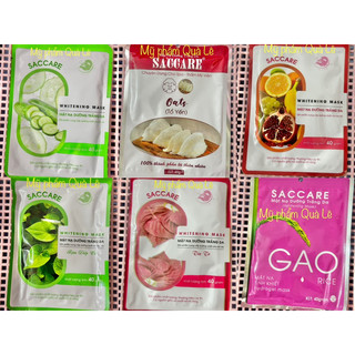 Mặt nạ dưỡng da saccare đủ dòng