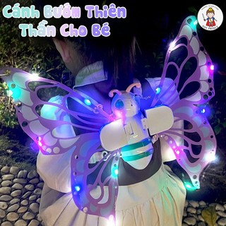 Cánh Tiên Điện Tử Thế Hệ Mới Có Hiệu Ứng Đập Cánh Phát Sáng Nhiều Màu Sắc Và Âm Nhạc Hóa Thân Thành Nàng TIên Xinh Xắn