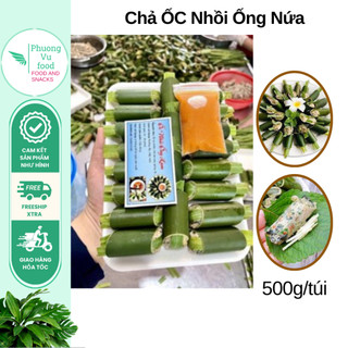 Chả ốc nhồi ống nứa, khay 20 ống, giao hỏa tốc Hà Nội