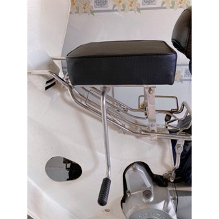 Ghế đi xe máy dành cho xe số / xe dream - wave - sirius - cub- future - exciter - jupiter , ghế đôn số inox