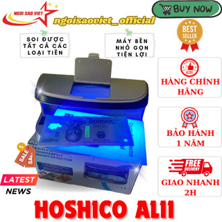 Máy Soi Tiền HOSHICO AL11 Kiểm Gi.ả Tất Cả T.iền Trên Thế Giới, Giấy Tờ, Vé Số G.iả, Sạc Pin-NGÔI SAO VIỆT OFFICIAL