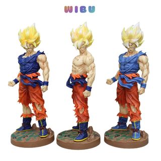 Mô Hình DragonBall Mô hình Goku chiến đấu dáng đứng siêu ngầu . Cao 43cm , nặng 1.7kg . Figure Anime DragonBall