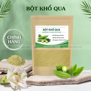 Bột khổ qua 500g, bột mướp đắng nguyên chất, thơm, mịn, giảm mụn, mờ thâm, dưỡng da, ngừa tiểu đường