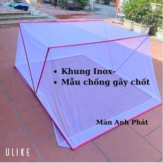  Mùng chụp tự bung gấp gọn mẫu màn xếp thông minh gấọn khung Inox chắc chắn thiết kế đặc biệt chống gãy chốt khi gấp 