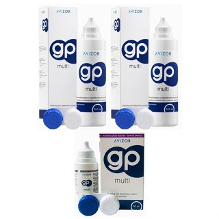  Combo 2 tặng 1  2 chai dung dịch nước ngâm kính GP Multi 240ml tặng 1GP 60ML 