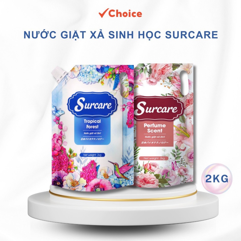 Túi nước giặt xả sinh học Surcare MA-1711 2KG nâng tầm chăm sóc quần áo hiện đại
