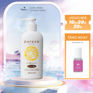 Gel chống nắng Naris Purece Body Mild Watery UV Gel 180ml/ 1 chai, cho mẹ và bé của Nhật