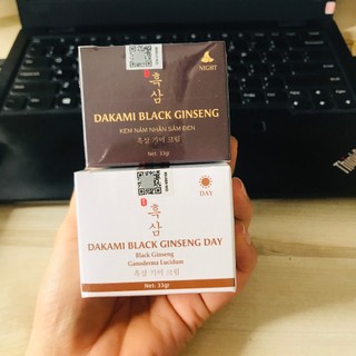 Kem dakaimi nhân sâm ngày đêm dưỡng trắng mờ thâm nám da căng bóng họp 33gr